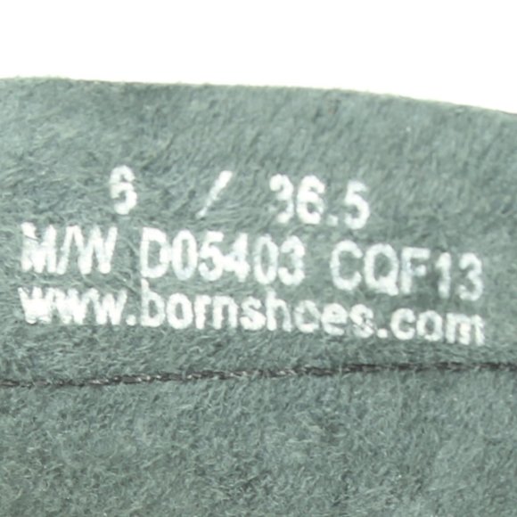 Born Lizzie Black Silver Studs Knee High Leather Boots Size Women's US6 EU36.5 - Picture 15 of 16